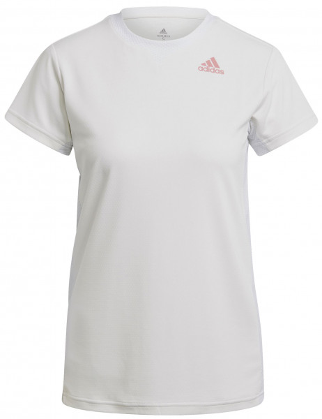 Damen T-Shirt Adidas HEAT.RDY Tee W - white/ambient blush
