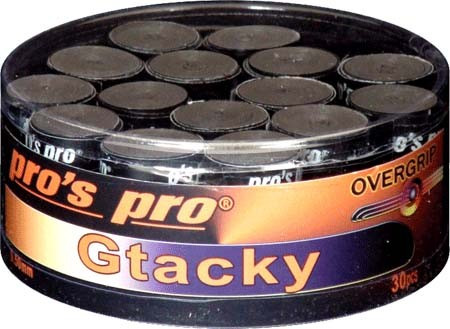 Overgrip Pro's Pro G Tacky 30P - black