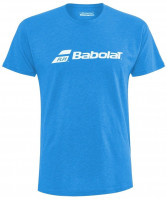 Herren Tennis-T-Shirt Babolat Exercise Tee Men - blue aster heather