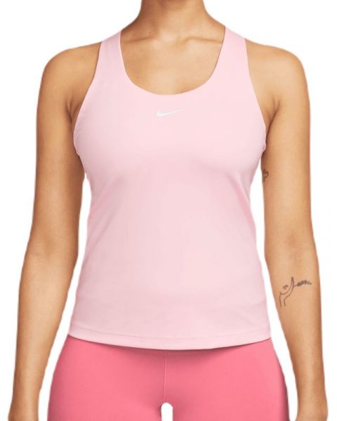  Nike Dri-Fit Swoosh Bra Tank - med soft pink/stone mauve/white