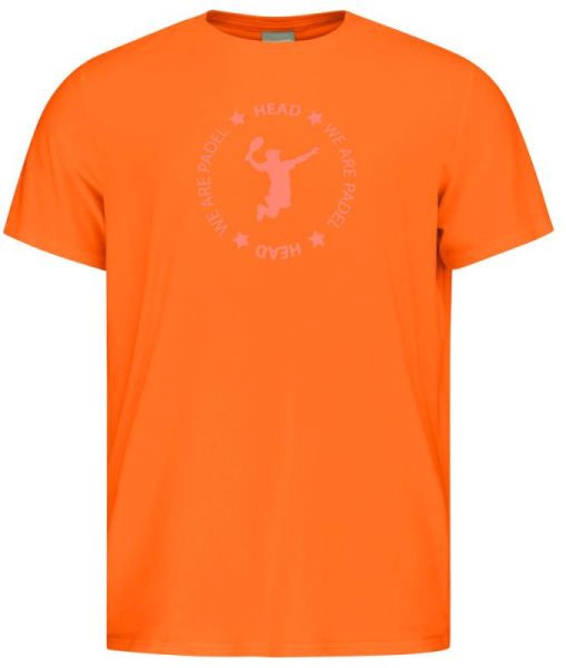 Férfi póló Head We Are Padel T-Shirt - orange