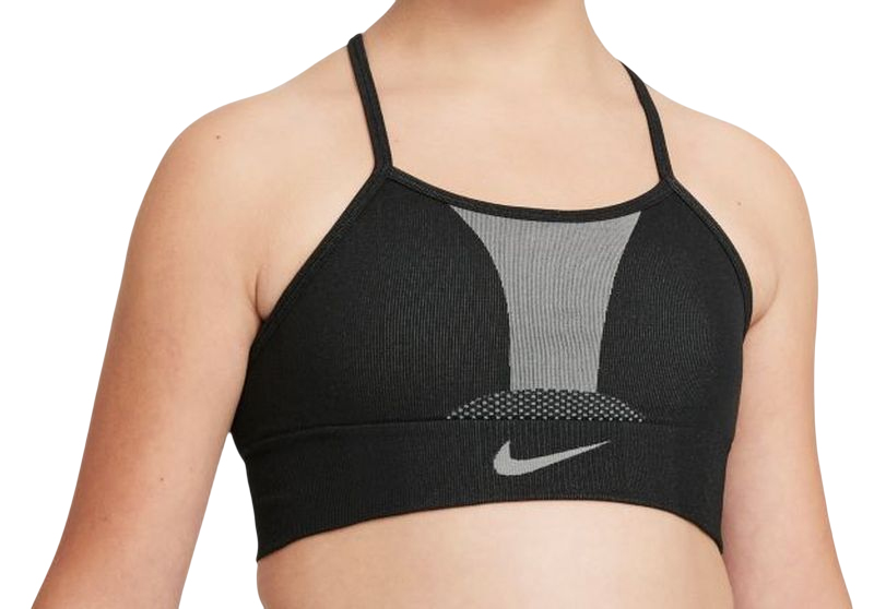 Stanik dziewczęcy Nike Dri-Fit One Sports Bra - black/white
