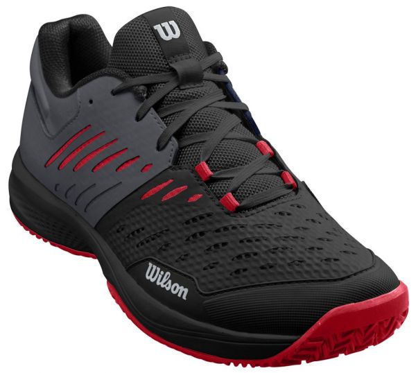 Zapatillas de tenis para hombre Wilson Kaos Comp 3.0 M - black/ebony/wilson red