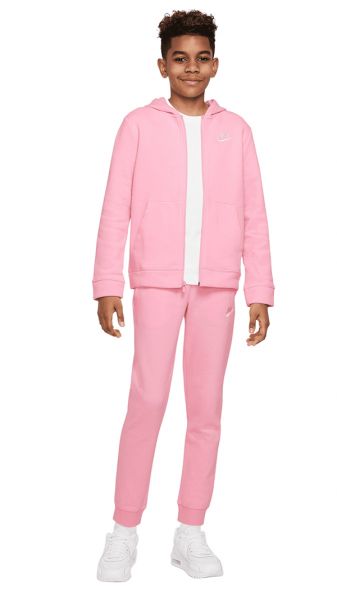 Jungen Trainingsanzug  Nike Boys NSW Track Suit BF Core - medium soft pink/medium soft pink/white
