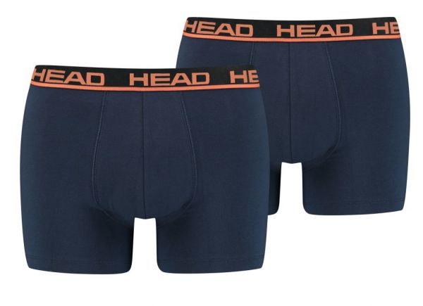 Herren Boxershorts Head Men's Boxer 2P - blue/orange