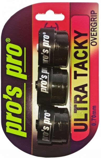 Griffbänder Pro's Pro Ultra Tacky (3P) - black