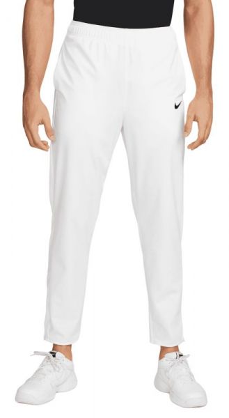 Pánské tenisové tepláky Nike Court Advantage Trousers - white/black
