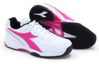 Pantofi dame Diadora S. Challenge 4 W SL Clay - white/black/rhodamine red Pantofi dame Diadora S. Challenge 4 W SL Clay - white/black/rhodamine red