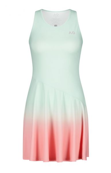 Damska sukienka tenisowa Australian Open Accelerate Dress - skye ombre