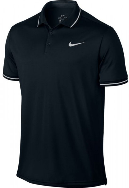  Nike Court Dry Polo Solid PQ - black/white