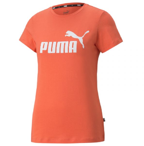 Damen T-Shirt Puma ESS Logo Tee - salmon
