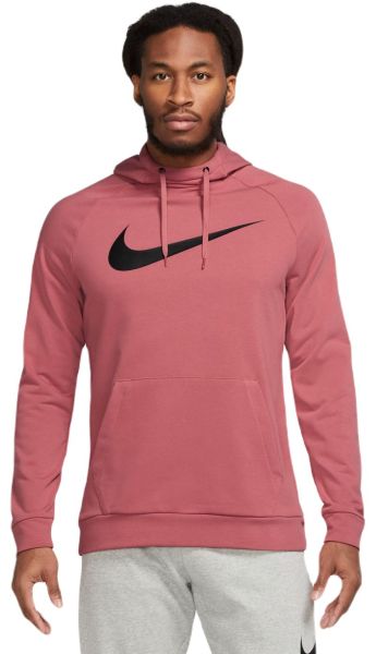 Muška sportski pulover Nike Dri-Fit Hoodie PO Swoosh - adobe/black