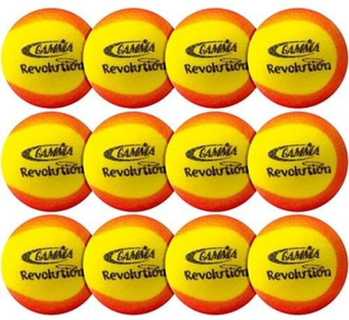 Juniorskie piłki tenisowe Gamma Revolution Foam Ball Bag 12B