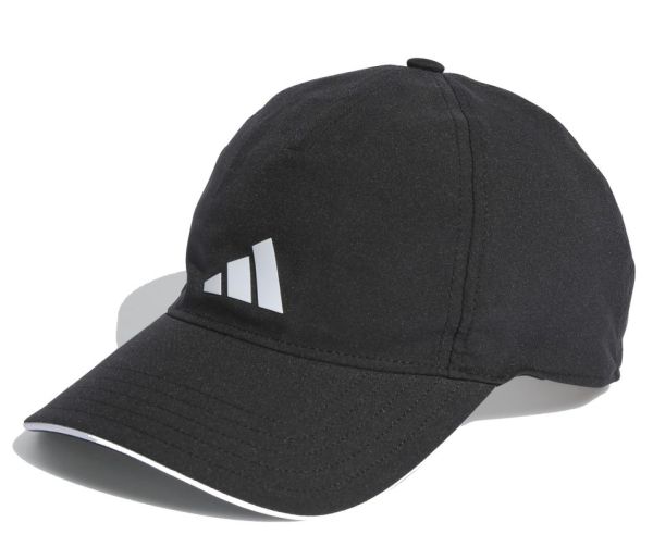 Czapka tenisowa Adidas Aeroready Running Training Baseball Cap - black/white/white