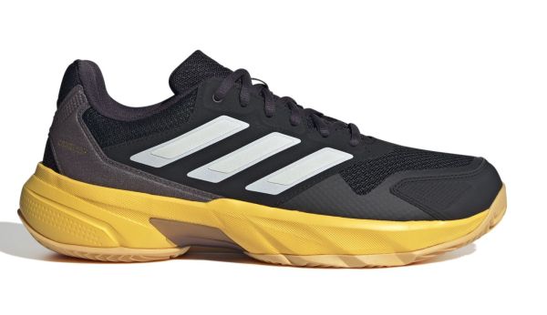 Zapatillas de tenis para hombre Adidas CourtJam Control 3 - core black/orange