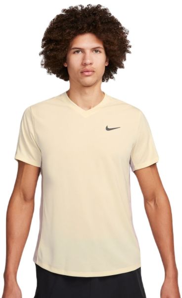 T-shirt pour hommes Nike Court Dri-Fit Victory - coconut milk/platinum violet/black
