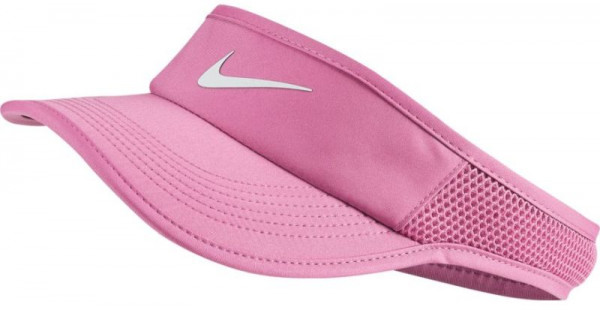  Nike Aerobill Feather Light Visor - pink rise/white