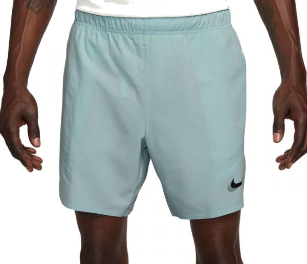 Férfi tenisz rövidnadrág Nike Court Dri-Fit ADV Slam Short - glacier blue/black