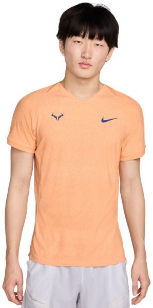 Męski t-shirt Nike Court Rafa Dri-Fit Short Sleeve - Pomarańczowy