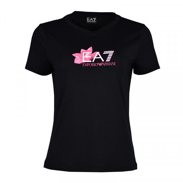  EA7 Women Jersey T-Shirt - black