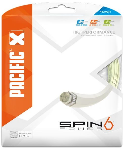 Teniso stygos Pacific Spin6 Power (12,2 m)
