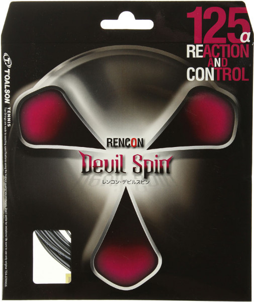 Tenisa stīgas Toalson Rencon Devil Spin (13 m) - silver