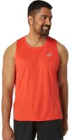 Herren Tennis-T-Shirt Asics Core Singlet - true red