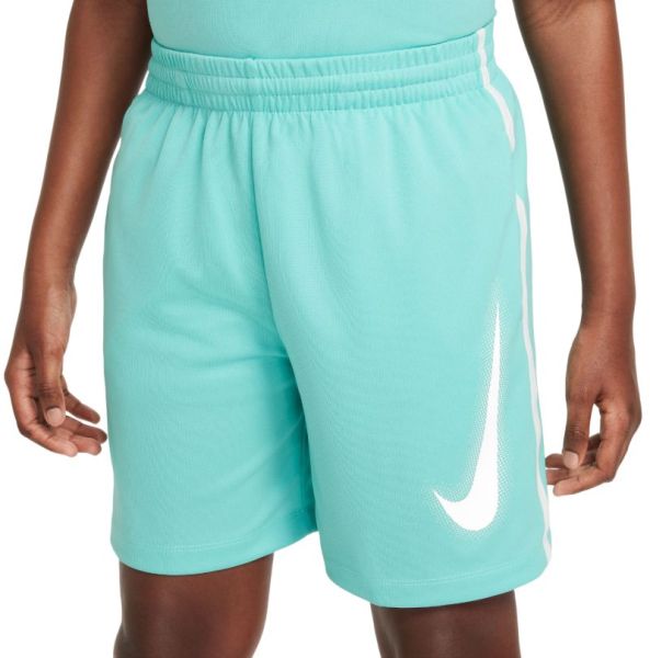 Spodenki chłopięce Nike Boys Dri-Fit Multi+ Graphic Training Shorts - Zielony