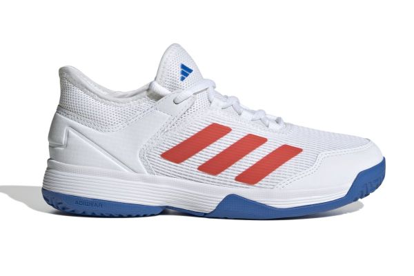 Juniorskie buty tenisowe Adidas Ubersonic 4 k - cloud white/bright red/bright royal