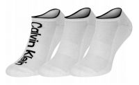 Ponožky Calvin Klein Sneaker Athleisure 3P - white