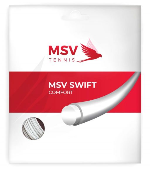 Naciąg tenisowy MSV SWIFT (12 m) - white