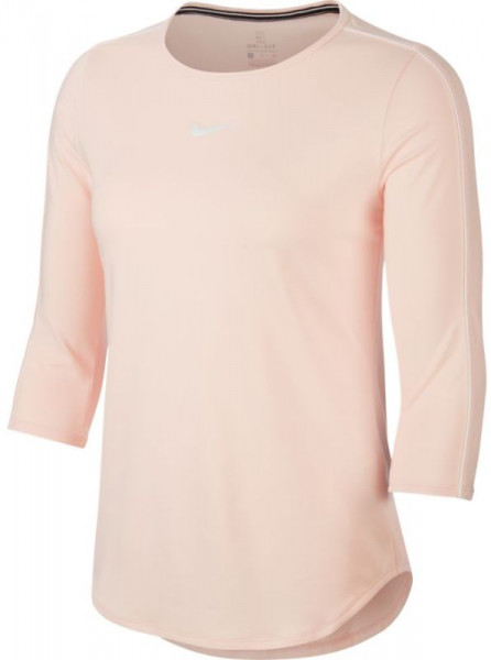  Nike Court Women 3/4 Sleeve Top - washed coral/white/white/white