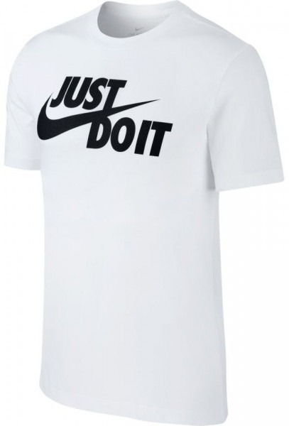 Meeste T-särk Nike NSW Tee Just Do It Swoosh M - whiter/black