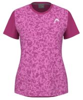 Camiseta de mujer Head Tie-Break II T-Shirt - print vision white/vivid pink