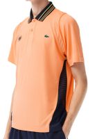 Herren Tennispoloshirt Lacoste Sport Roland Garros Edition Ultra-Dry Two Tone Polo Shirt - Orange Herren Tennispoloshirt Lacoste Sport Roland Garros Edition Ultra-Dry Two Tone Polo Shirt - Orange