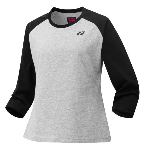 Damski T-shirt (dł. rękaw) Yonex T-Shirt Ladies Long Sleeve - gray