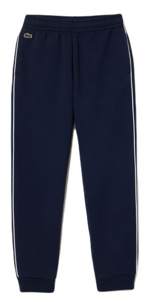 Pantaloni băieți Lacoste Contrast Accent Track Pants - navy blue
