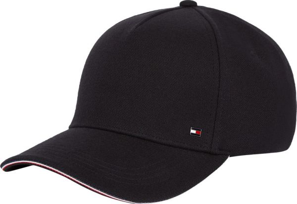 Tennismütze Tommy Hilfiger Elevated Corporate Cap Man - black