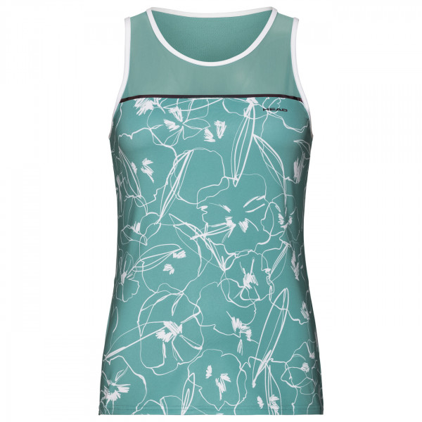 Top de tenis para mujer Head Performance Tank Top W - turquoise/white