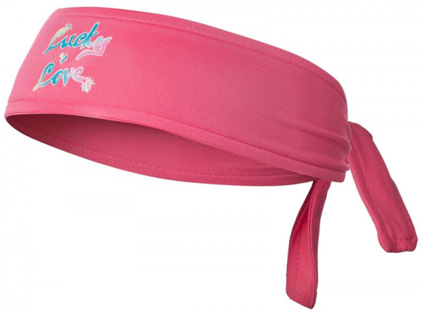 Tennise bandanarätik Lucky in Love Headband - punch