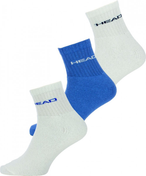 Ponožky Head Short Crew 3P - white/blue combo