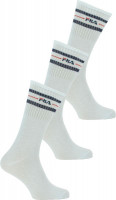 Ponožky Fila Lifestyle socks Unisex F9092 3P - white