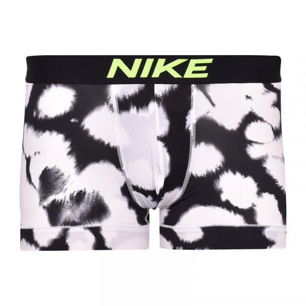 Męskie bokserki sportowe Nike Dri-Fit Essential Micro Trunk 1P - black/white tie dye