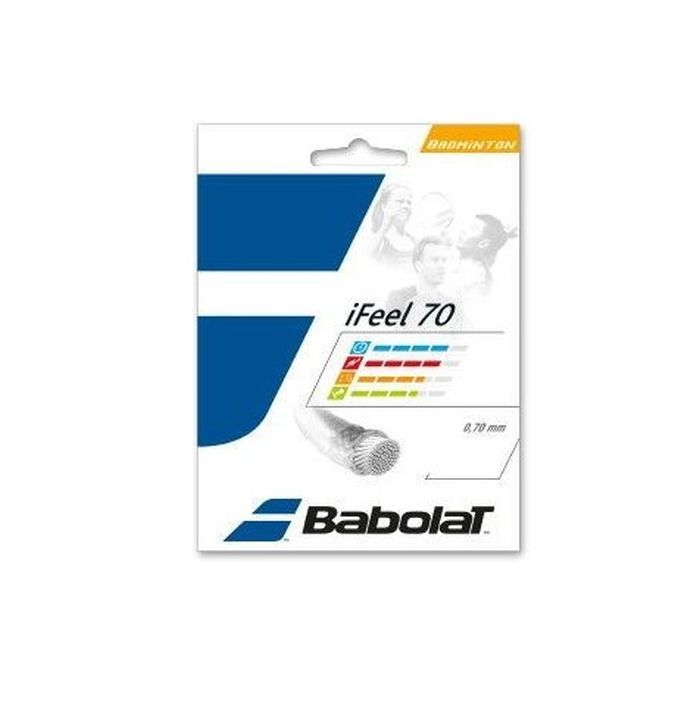 Badminton string Babolat iFeel 70 white Tennis Zone Tennis Shop