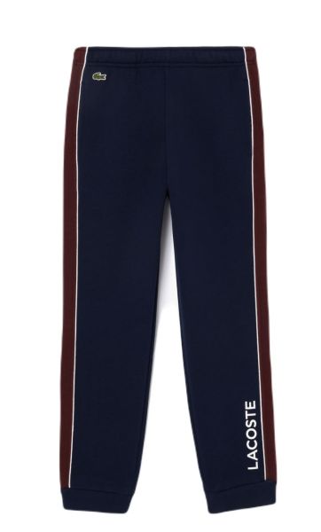 Spodnie chłopięce Lacoste Boys Fleece Sweatpants - Niebieski