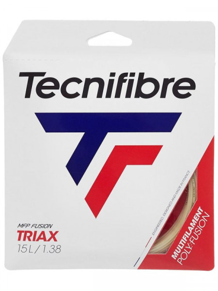 Tenisový výplet Tecnifibre Triax (12m) - natural