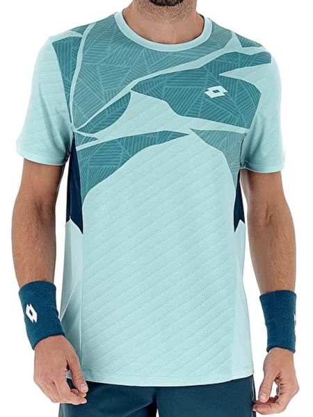 Herren Tennis-T-Shirt Lotto Tech I - D2 T-Shirt - blue
