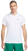 Herren Tennispoloshirt Nike Court Dri-Fit Advantage Polo - Grün, Weiß
