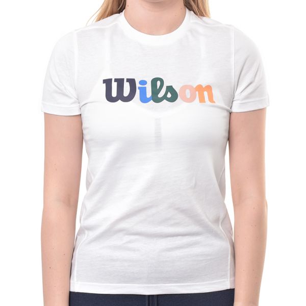 Dámské tričko Wilson Heritage T-Shirt - bright white