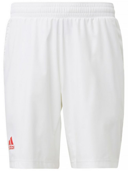 Meeste tennisešortsid Adidas Ergo Short ENG M - white/scarlet